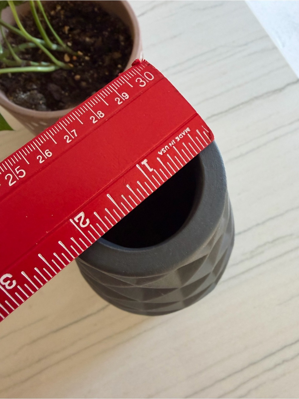 CB2 Matte Black Sculptural Ceramic Vase - Picture 2 of 6